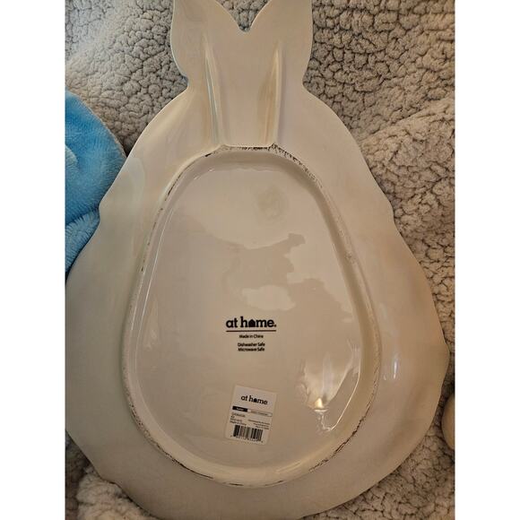 Easter Decor Bundle Gnome Serving Plate Plush Gnome Wood Sign - Picture 3 of 6